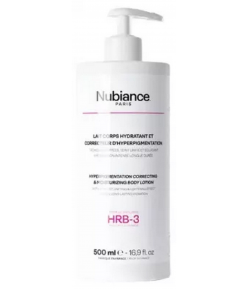 Nubiance HRB-3 Lait Corps Correcteur d'Hyperpigmentation 500 ml