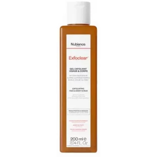 Nubiance Exfoclear Gel Exfoliant Visage & Corps 200 ml