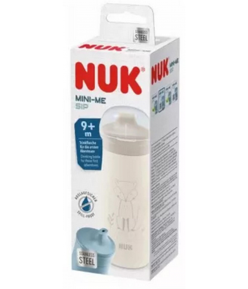 NUK Mini Me Sip 9 Mois et + Stainless