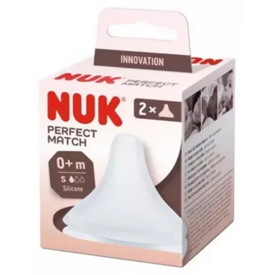 NUK Perfect Match Tétines Silicone 0 Mois et + x 2