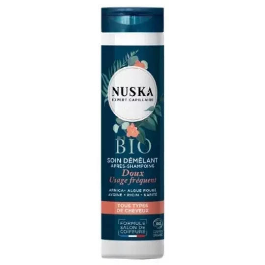 Nuska Soin Démêlant Après-Shampooing Doux Usage Fréquent Bio 200 ml