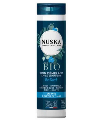 Nuska Soin Démêlant Après-Shampooing Enfant Bio 200 ml