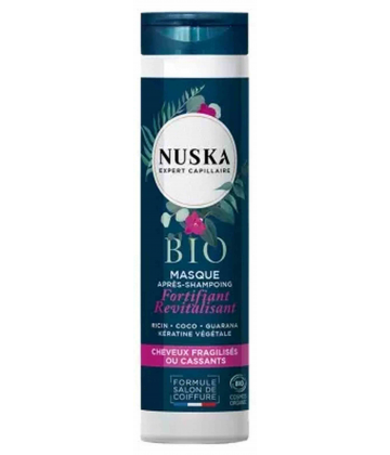 Nuska Masque Après-Shampoing Fortifiant Revitalisant Bio 200 ml
