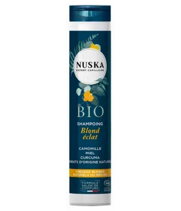 Nuska Shampoing Blond Éclat Bio 230 ml