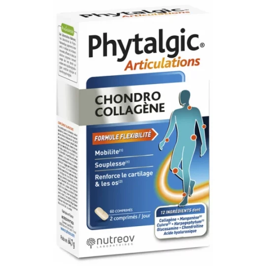 Nutreov Phytalgic Articulations Chondro Collagène Comprimés x 60