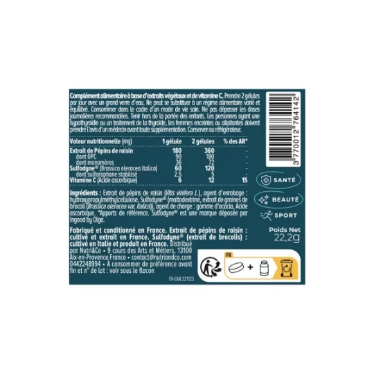 Nutri&Co Antioxydant Gélules x 60 - image 2
