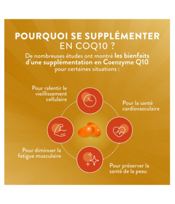 Nutri&Co Coenzyme Q10 Haute Absorption Gélules x 120