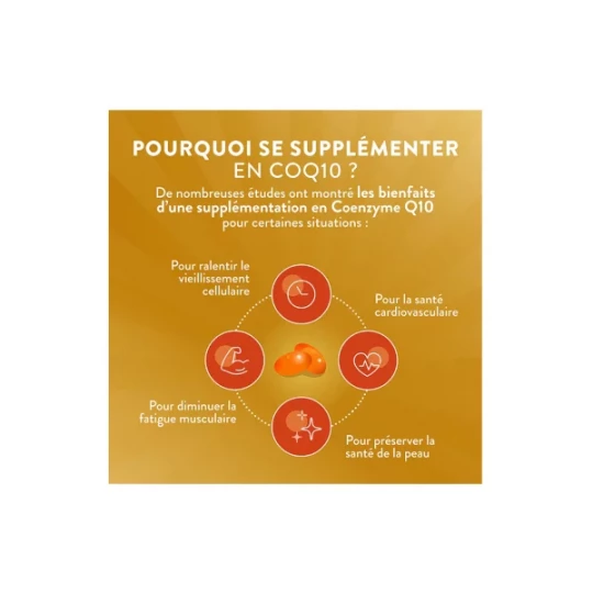 Nutri&Co Coenzyme Q10 Haute Absorption Gélules x 120 - image 3