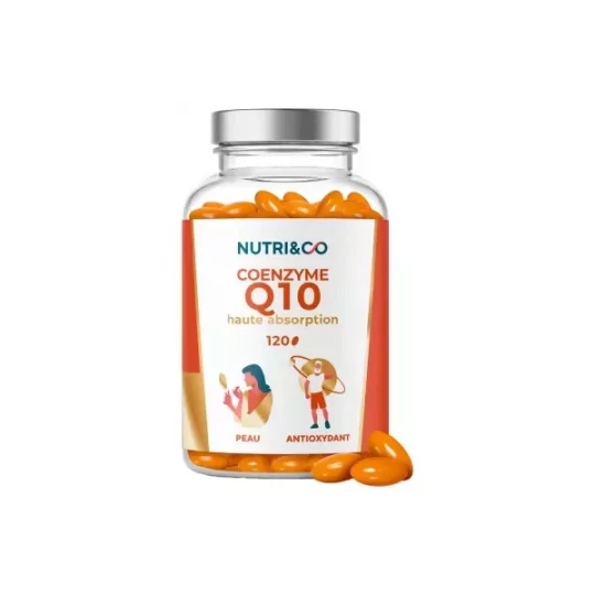 Nutri&Co Coenzyme Q10 Haute Absorption Gélules x 120