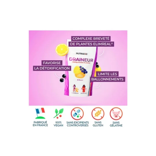 Nutri&Co Draineur Gout Cassis Citron 100 g - image 3