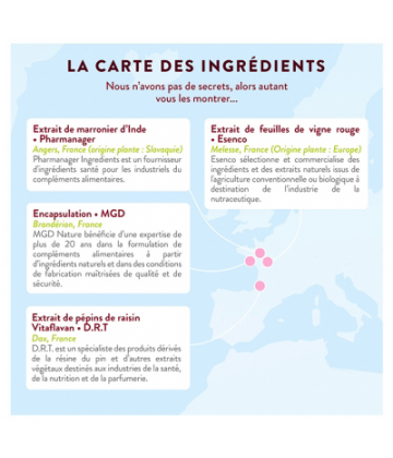 Nutri&Co Jambes Légeres Gélules x 60