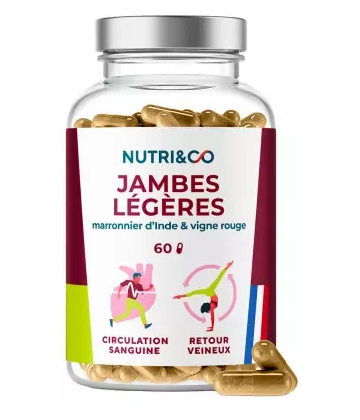 Nutri&Co Jambes Légeres Gélules x 60