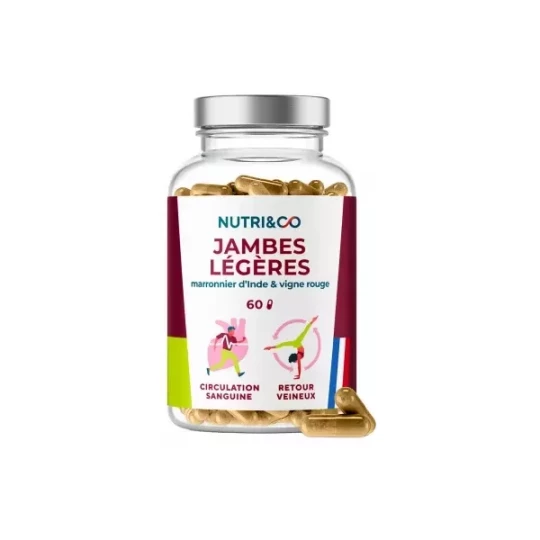 Nutri&Co Jambes Légeres Gélules x 60