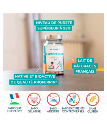 Nutri&Co Lactoferrine Gélules x 60