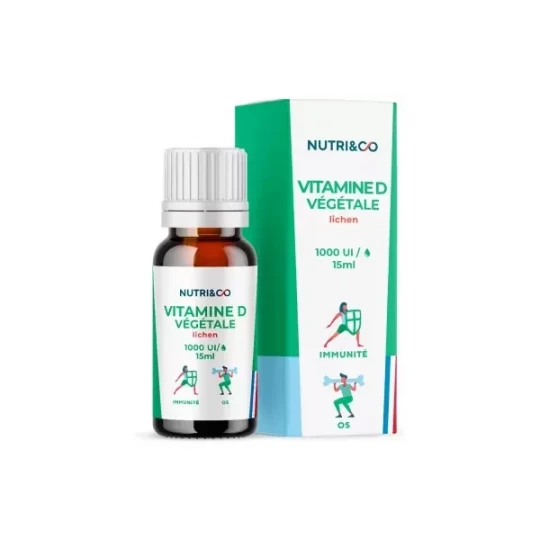 Nutri&Co Vitamine D Végétale 15 ml