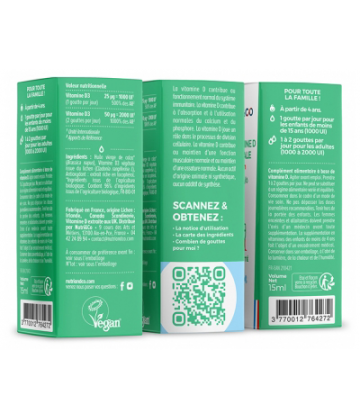 Nutri&Co Vitamine D Végétale 15 ml