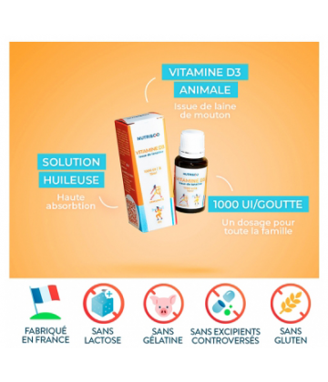Nutri&Co Vitamine D3 15 ml