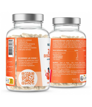 Nutri&Co Zinc Bisglycinate Gélules x 60
