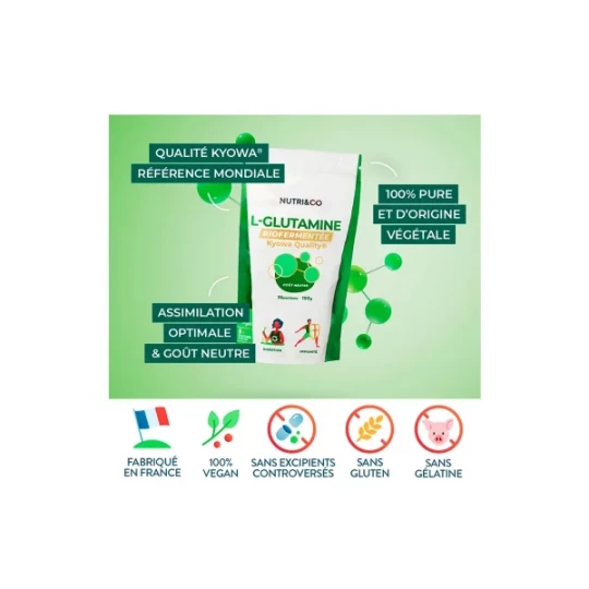 Nutri&Co l'Glutamine Biofermentée Gout Neutre 150 g - image 3