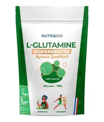 Nutri&Co l'Glutamine Biofermentée Gout Neutre 150 g