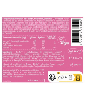 Nutri&Co Confort Menstruel Gélules x 40