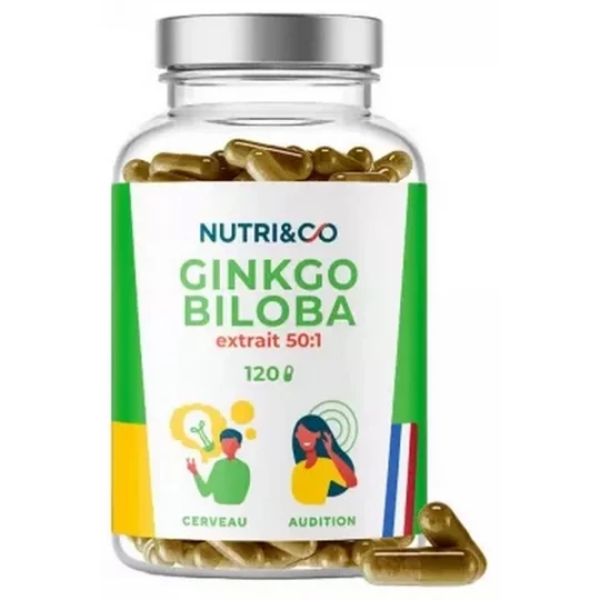 Nutri&Co Ginkgo Biloba Gélules x 120