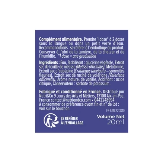 Nutri&Co Mélatonine 20 ml - image 2