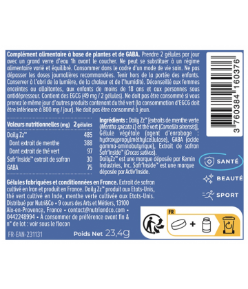 Nutri&Co Sommeil Gélules x 60