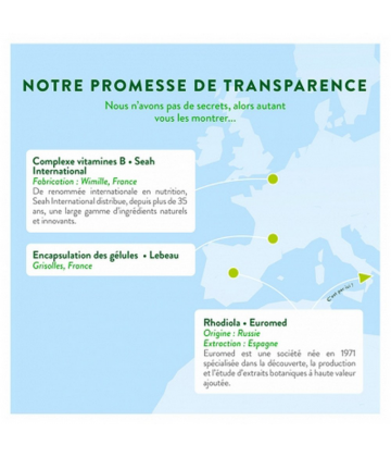 Nutri&Co Rhodiola Bio Gélules x 60