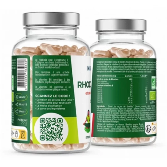 Nutri&Co Rhodiola Bio Gélules x 60 - image 5