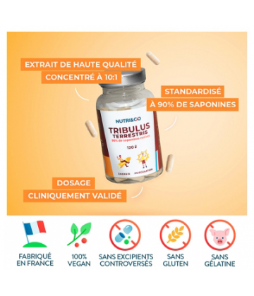 Nutri&Co Tribulus Terrestris Gélules x 120