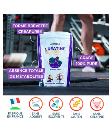 Nutri&Co Créatine Monohydrate Creapure 300 g