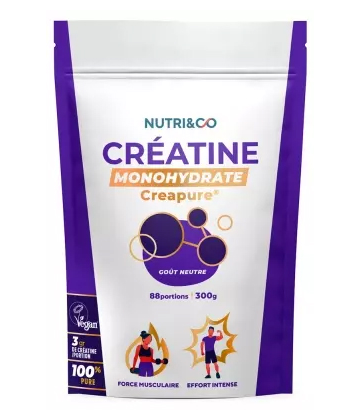 Nutri&Co Créatine Monohydrate Creapure 300 g