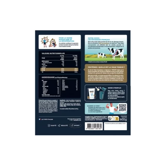 Nutri&Co Whey Isolat Native 900 g - Gout : Sans arome - image 5