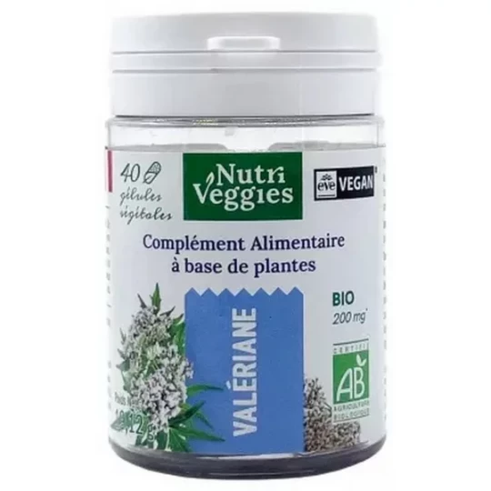 Nutriveggies Valériane Bio Gélules x 40