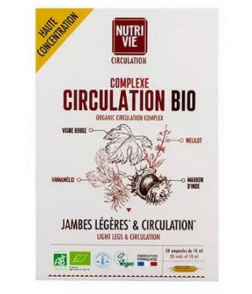 Nutrivie Complexe Circulation Bio Ampoules x 20