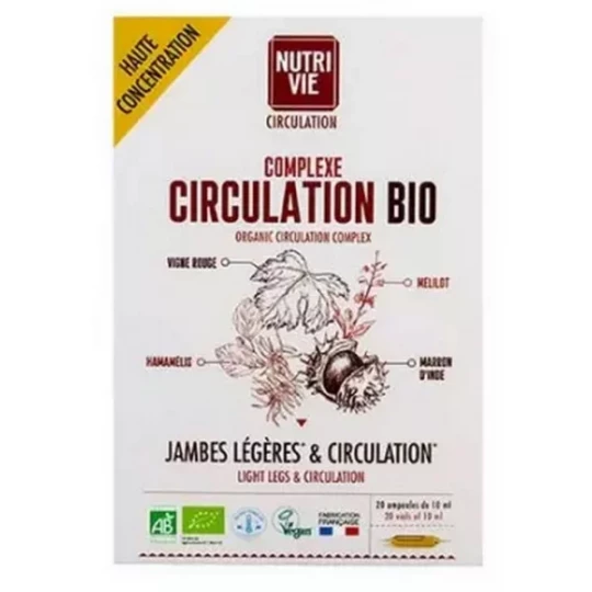Nutrivie Complexe Circulation Bio Ampoules x 20