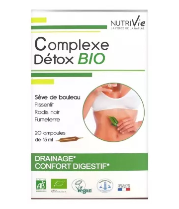 Nutrivie Complexe Détox Bio Ampoules x 20