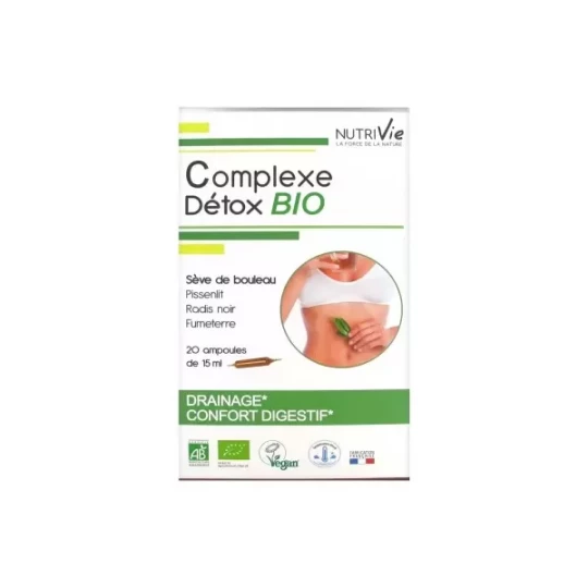Nutrivie Complexe Détox Bio Ampoules x 20