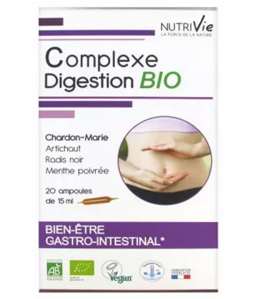 Nutrivie Complexe Digestion Bio Ampoules x 20