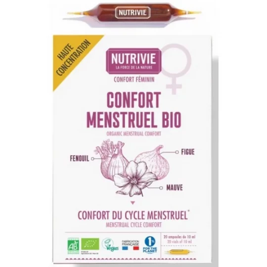 Nutrivie Confort Menstruel Bio Ampoules x 20