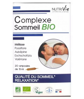 Nutrivie Complexe Sommeil Bio Ampoules x 20