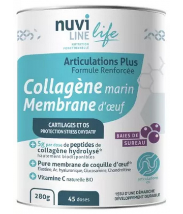 Nuviline Life Collagène Marin Membrane d'œuf 280 g