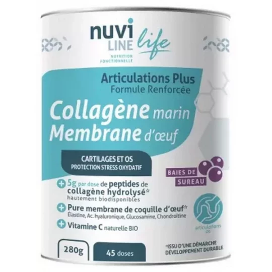 Nuviline Life Collagène Marin Membrane d'œuf 280 g