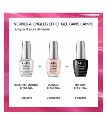 O.P.I Kit IS Effet Gel Base et Top Coat