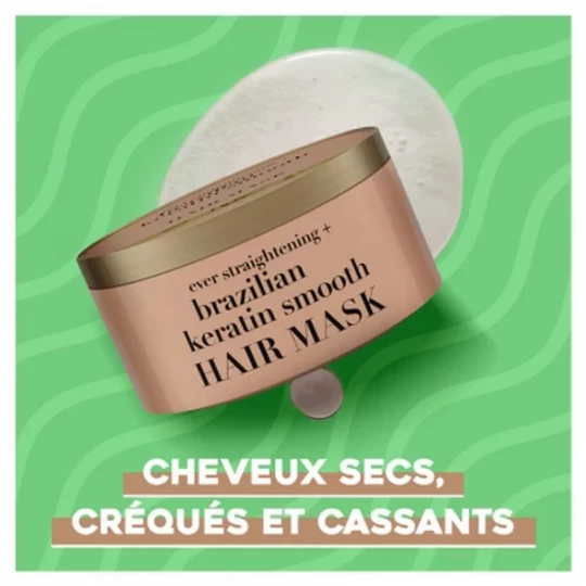 Ogx Masque Lissant à la Kératine du Brésil 300 ml - image 2