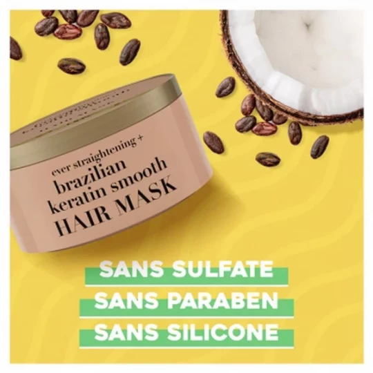 Ogx Masque Lissant à la Kératine du Brésil 300 ml - image 4