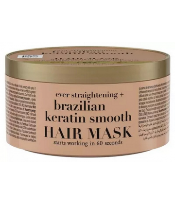 Ogx Masque Lissant à la Kératine du Brésil 300 ml
