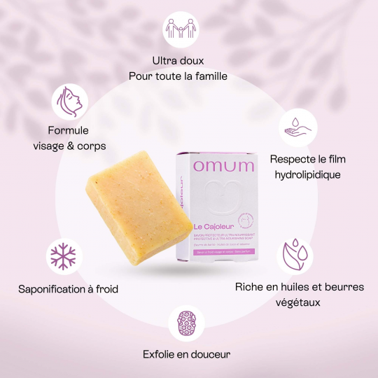 Omum Savon Protecteur Ultra-Nourrissant Bio 100 g - image 3