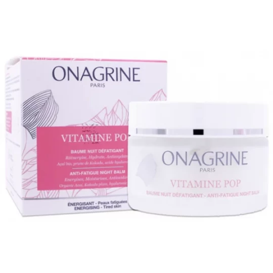 Onagrine Vitamine Pop Baume Nuit Défatigant 50 ml